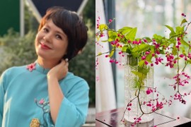 Hé lộ không gian sống ngập hoa tươi của MC Diễm Quỳnh