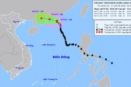 Bão suy yếu thành áp thấp, không ảnh hưởng trực tiếp đến nước ta