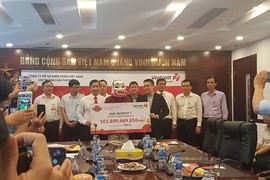 Điểm danh chủ nhân những giải Vietlott trăm tỷ 