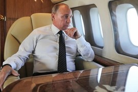 Cận cảnh chuyên cơ chở Tổng thống Nga Putin công du nước ngoài 