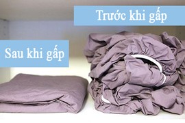 Cách gấp ga trải giường nhanh gọn và đẹp nhất