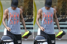 Chi chít hình xăm về đàn bà trên cơ thể David Beckham