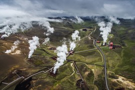 Ngắm phong cảnh tuyệt đẹp ở Iceland từ trên cao