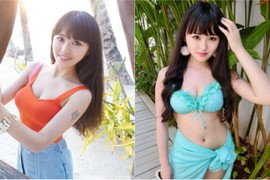 Nữ sinh sư phạm mê mặc bikini, khoe ngực đẫy đà