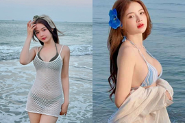 Hot girl ảnh thẻ khoe body nõn nà sau 10 năm nổi tiếng