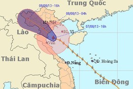 Các tỉnh Trung Bộ mưa to và dông do bão số 6