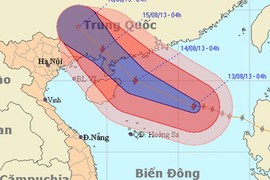 “Siêu bão” cấp 16 đang hoành hành trên biển Đông