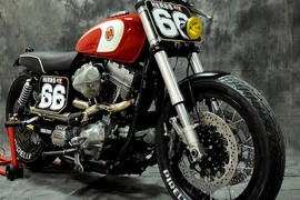 Harley Dyna Super Glide “lột xác” street tracker 