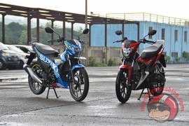 Suzuki Satria F150 FI “đọ sức” Honda Sonic 150R 