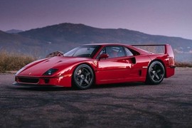 Siêu xe Ferrari F40 “siêu chất” với mâm HRE hàng thửa 