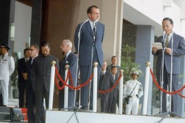 Ảnh lần đầu tiết lộ Tổng thống Nixon ở Sài Gòn năm 1969