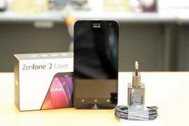 Mở hộp Zenfone 2 Laser lấy nét siêu nhanh ở VN