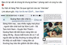 Bức xúc ảnh cưới bị chế thành “nàng tiên cá” Quảng Nam