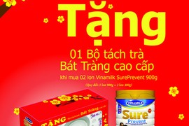 Tưng bừng khuyến mãi Tết cùng Vinamilk Sure Prevent