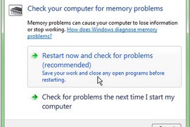  Thủ thuật định nhanh bệnh của bộ nhớ RAM máy tính