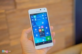 Mở hộp điện thoại Lumia 650 vỏ nhôm, giá 3,9 triệu ở VN