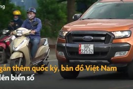 Video: Gắn biển số có quần đảo Trường Sa, Hoàng Sa