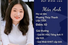 Nữ sinh người Tày với điểm 10 tiếng Anh