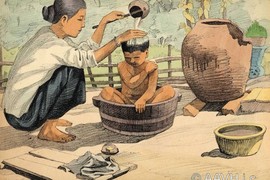 Tranh vẽ thú vị về đời sống ở Nam Bộ năm 1935 (1)