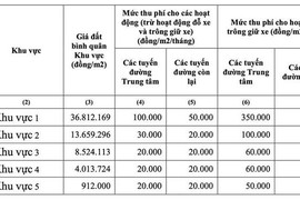 TP.HCM thu phí sử dụng vỉa hè, lòng đường từ ngày 1-1-2024 