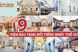 [INFOGRAPHIC]: 9 viện bảo tàng nổi tiếng nhất thế giới 