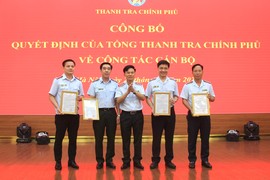 Tổng Thanh tra Chính phủ bổ nhiệm 4 công chức lãnh đạo quản lý