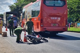 Hai học sinh thiệt mạng thương tâm sau va chạm với xe khách 