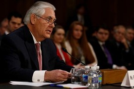 Ngoại trưởng Mỹ được đề cử Tillerson gọi Nga là “đối thủ”