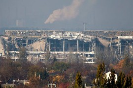 Sân bay Donetsk hoang tàn sau cuộc chiến