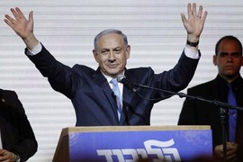 Bầu cử Israel: Đảng Thủ tướng Netanyahu thắng lợi