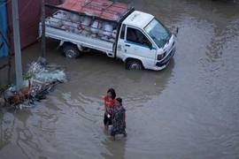 Loạt ảnh lũ lụt kinh hoàng ở Myanmar