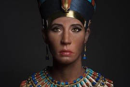 Làm sống lại gương mặt nữ hoàng Nefertiti từ xác ướp 3.400 tuổi