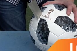 Video: Mổ ruột trái bóng chính thức World Cup 2018