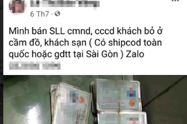 Video: Căn cước công dân của chính mình được rao bán công khai trên mạng