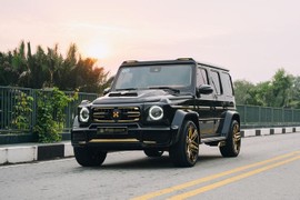 Ngắm Mercedes-AMG G63 của dân chơi Việt được dát 12 lượng vàng