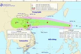 Dự báo thời tiết 17/7: Bão giật cấp 10 di chuyển nhanh, mưa to khắp nơi 