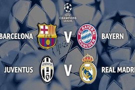 Kết quả bốc thăm chia bảng vòng bán kết UEFA Champions League