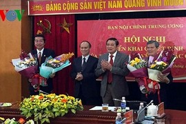 Trao quyết định bổ nhiệm 2 Phó Trưởng Ban Nội chính Trung ương