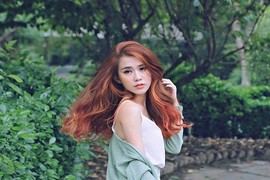 Hot girl Ngọc Thảo đẹp quyến rũ trong bộ ảnh tóc đỏ