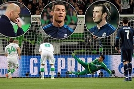 Hàng công câm lặng, Real Madrid bại trận tại UEFA Champions League