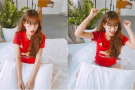 Hot girl fan MU xinh đẹp, mê bóng đá từ năm 4 tuổi