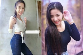 Cô gái Lào xinh đẹp gây bão mạng bằng trăm ngàn like