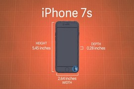 Hình dạng iPhone 7s và iPhone 7s Plus đã rõ như ban ngày