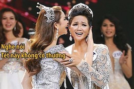 Biểu cảm lạ của tân Hoa hậu Hoàn vũ được chế ảnh siêu hài