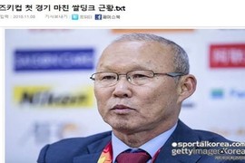 Báo chí Hàn Quốc nói gì sau trận thắng mở màn của ĐTVN tại AFF Cup 2018? 