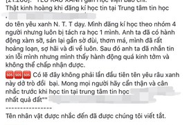 Cảnh báo: Yêu râu xanh xuất hiện gần trường Báo chí khiến hội chị em lo lắng