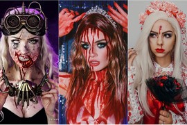 Mùa Halloween về, dàn beauty blogger trang điểm khiến dân mạng sợ xanh mặt