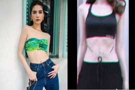 "Vòng eo đeo kính", Ngọc Trinh lại dẫn đầu trend làm đẹp mới