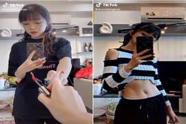 Challenge đọ eo thon nào hot nhất Tiktok khiến dàn hot girl điên đảo?