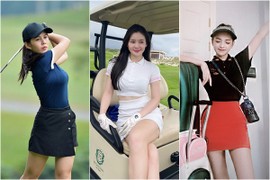 Khoe đồ hiệu xưa rồi, hot girl Việt sang chảnh phải đi chơi golf